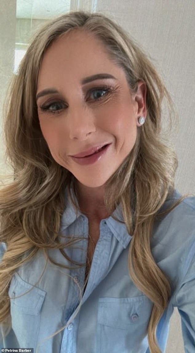 Petrina pictured after four weeks on the carnivore diet. Two people noticed that her skin was much brighter and commented on her glowing complexion