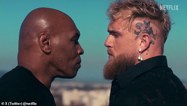 Netflix veröffentlichte einen Teaser-Clip, der zeigt, wie Paul und Tyson sich zusammentun, um den Kampf anzukündigen