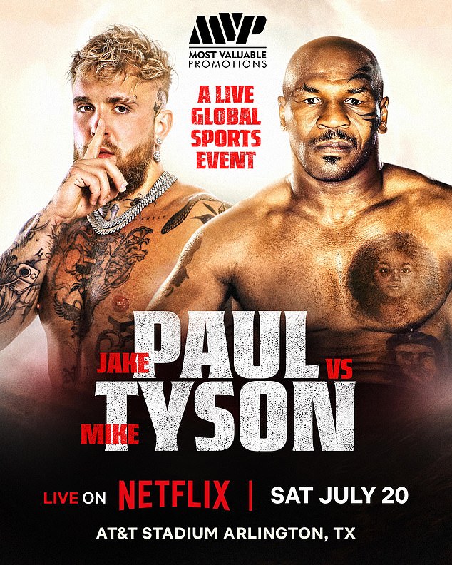 Jake Paul wird später in diesem Jahr im AT&T Stadium in Dallas gegen die Boxlegende Mike Tyson antreten