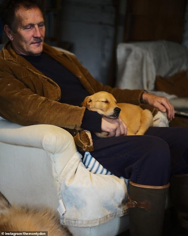 Der Star von Gardeners‘ World, Monty Don, hat seine Fans begeistert, indem er ein süßes, ausgegrabenes Foto seines geliebten Hundes Ned als Welpen geteilt hat