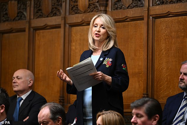 It comes as six MPs wrote to the Foreign Office in May last year demanding it blocks any new powers that could see the WHO dictate policy and budgets in the UK. Ex-Cabinet minister Esther McVey, (pictured) the wife of Philip Davies warned the powers would see the organisation, described as China's puppet by critics, move from a 'member-led advisory body to a health authority with powers of compulsion'