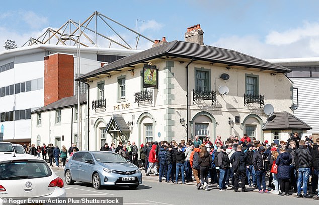 William has travelled to The Turf pub next to Wrexham AFC in North Wales today (file picture)