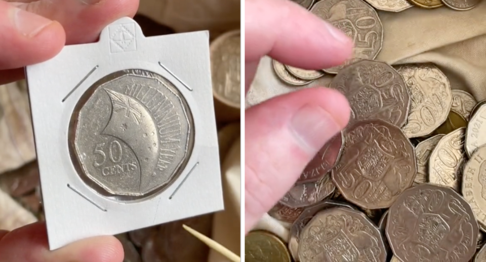 Seltene 50-Cent-Münze