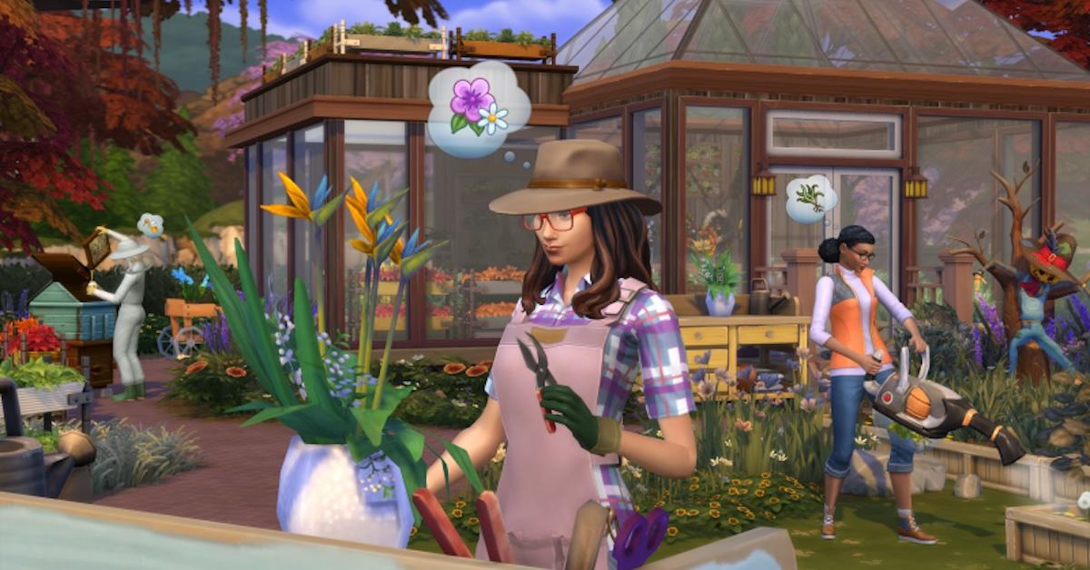 „Die Sims 4“ Gartenarbeit