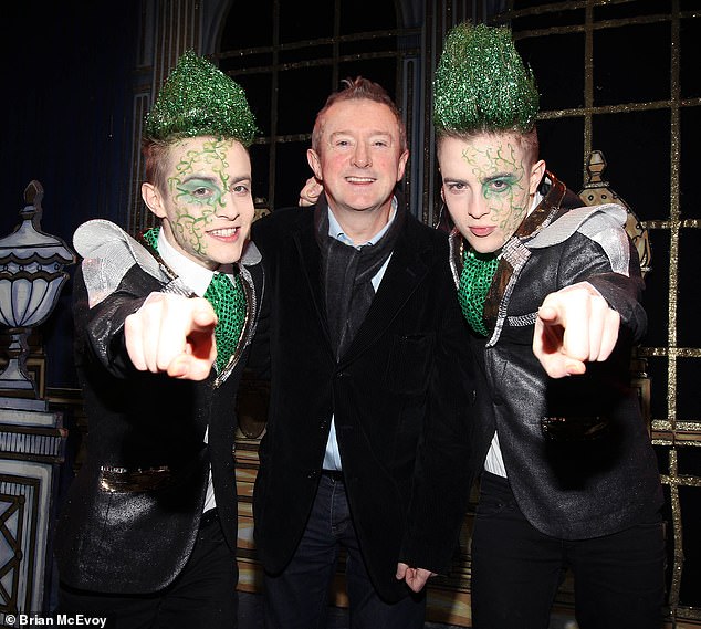 Louis Walsh has come under fire from stars of The X Factor after he launched a scathing attack on his former mentees Jedward (pictured with John and Edward Grimes in 2012)