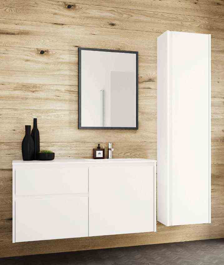 A Scandinavian White And Wood Bathroom
