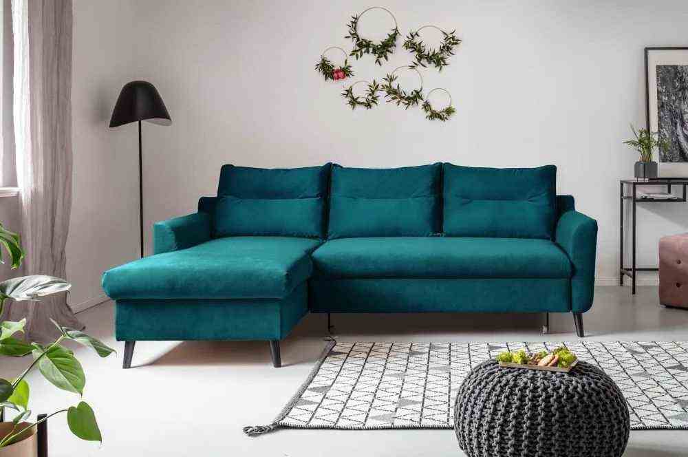 Duck Blue Corner Sofa 