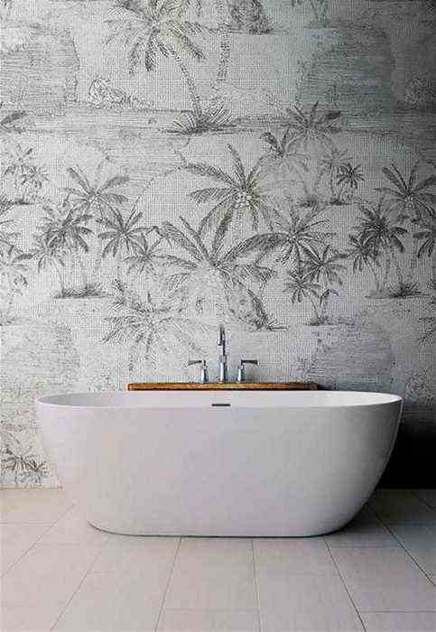 Exotic Dream Bathroom Wallpaper 