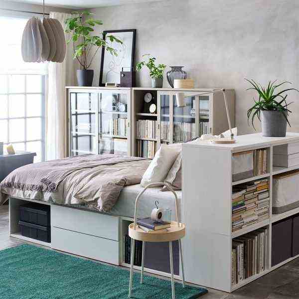 Bed With Integrated Storage 