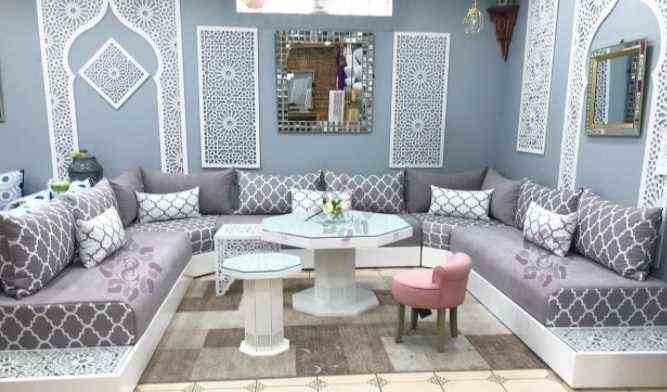 Zeina Lounge With Large Corner Sofas 