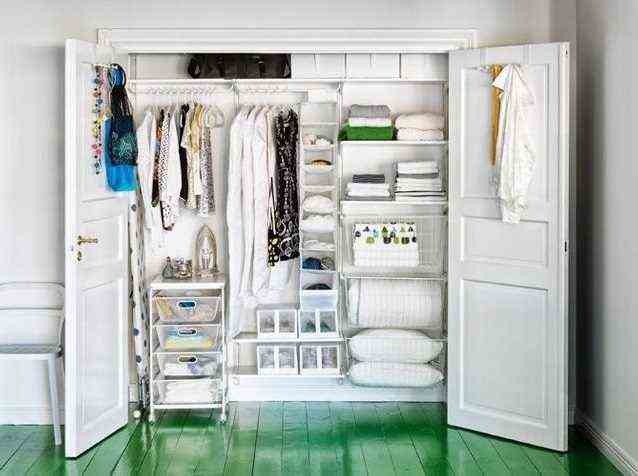 White Dressing In A Closet - 