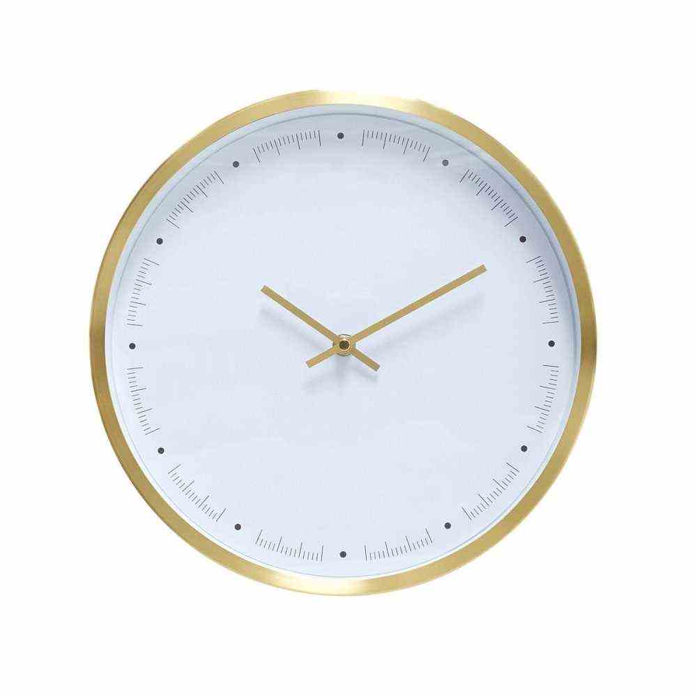 Minimalist Brass Clock 