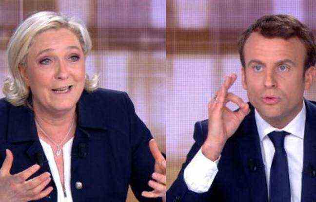 Le débat présidentiel 2017 entre Marine Le Pen et Emmanuel Macron