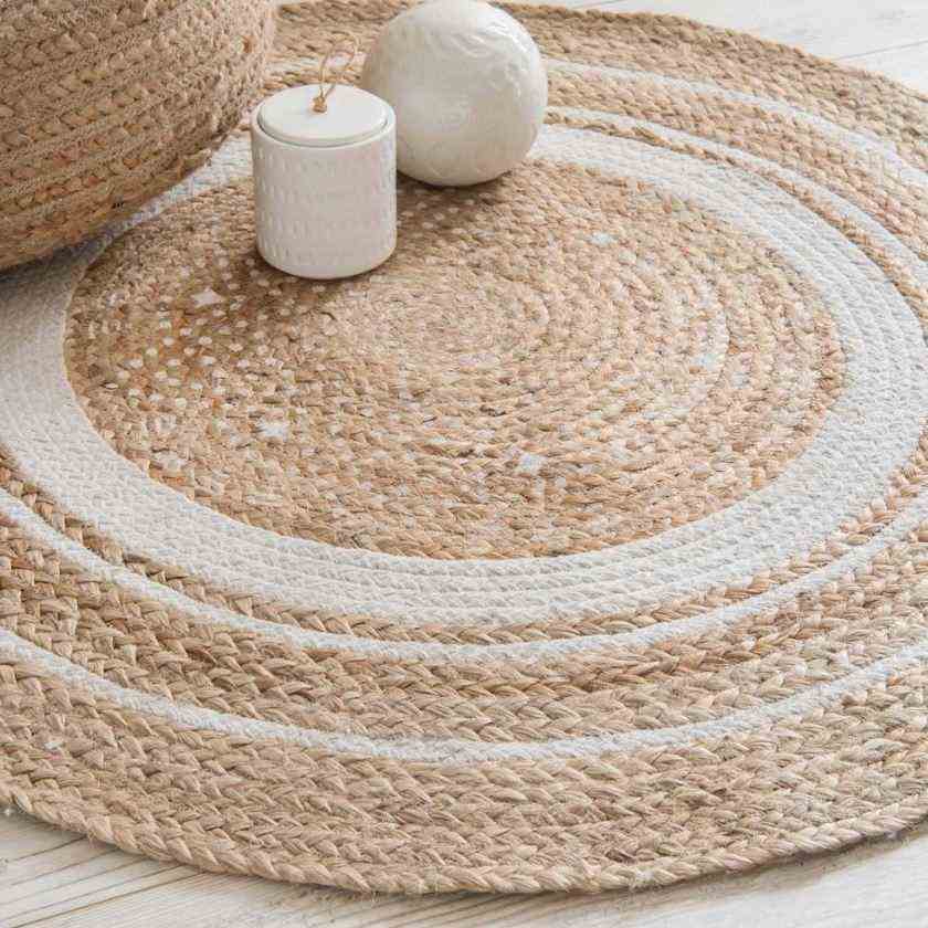 Small Leigh Jute And Cotton Rug 