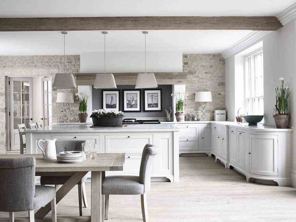 Open Country Chic Kitchen - 