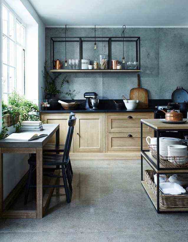 Country Chic Kitchen Contemporary Materials