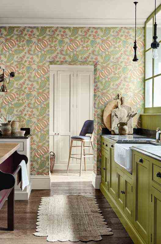 Acidule Green Country Chic Kitchen 