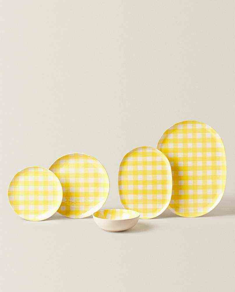 Melamine Yellow Illuminating tableware 