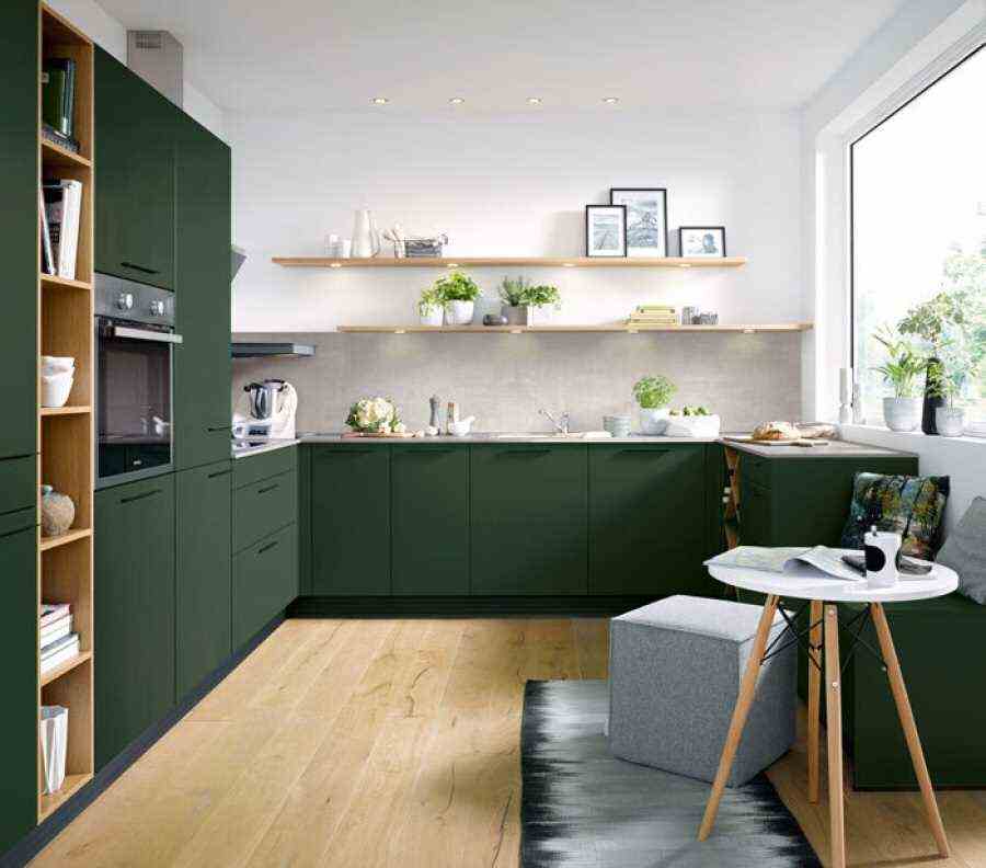 Forest Green Kitchen -