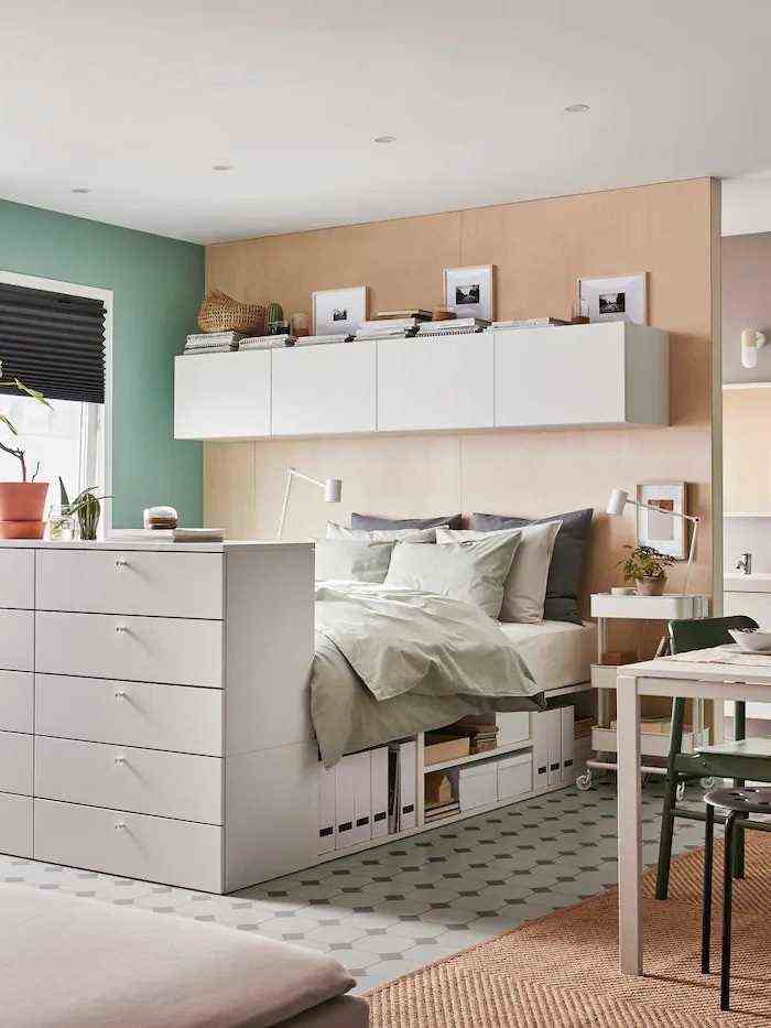 Bedroom With Integrated Storage -