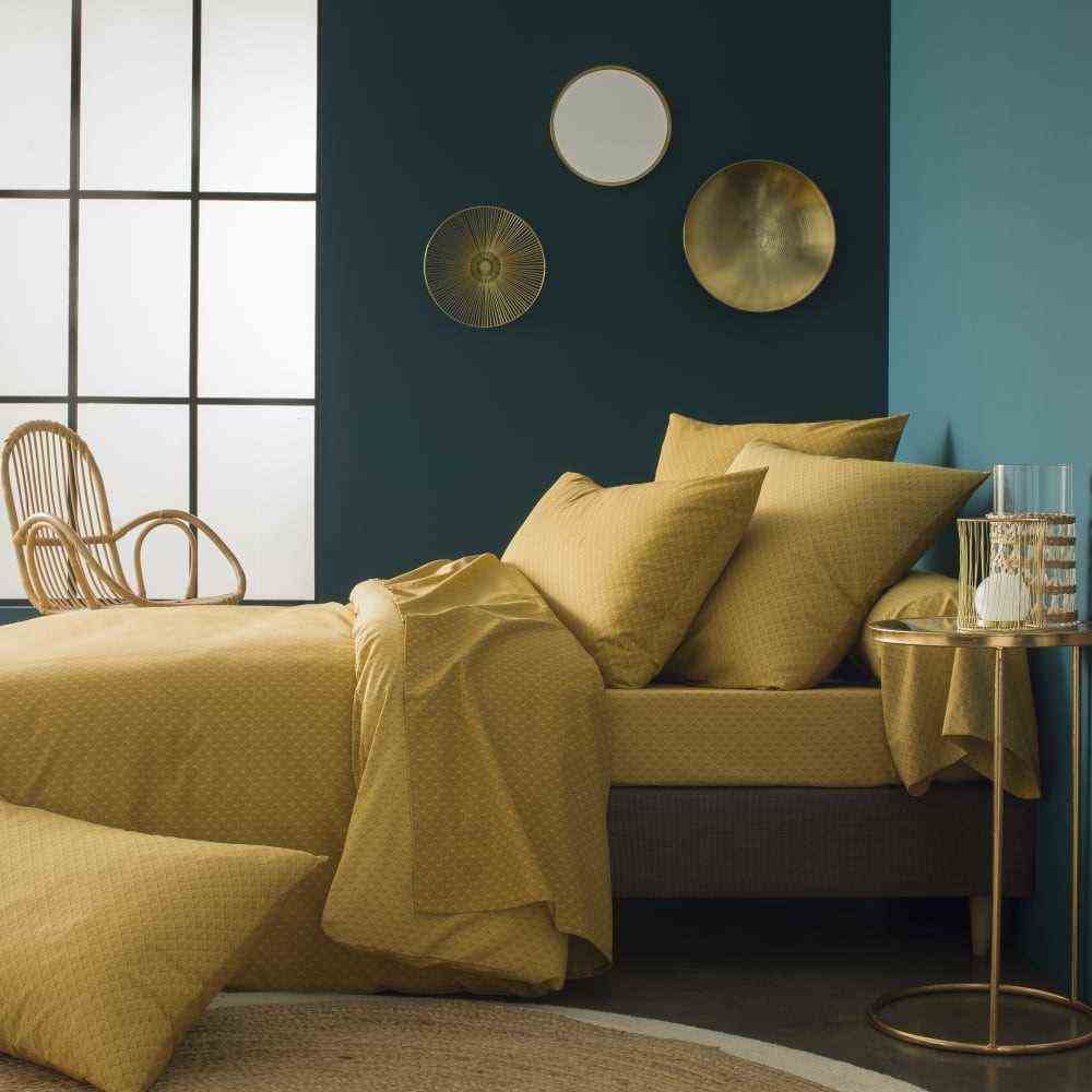 Curry Yellow Bed Set 