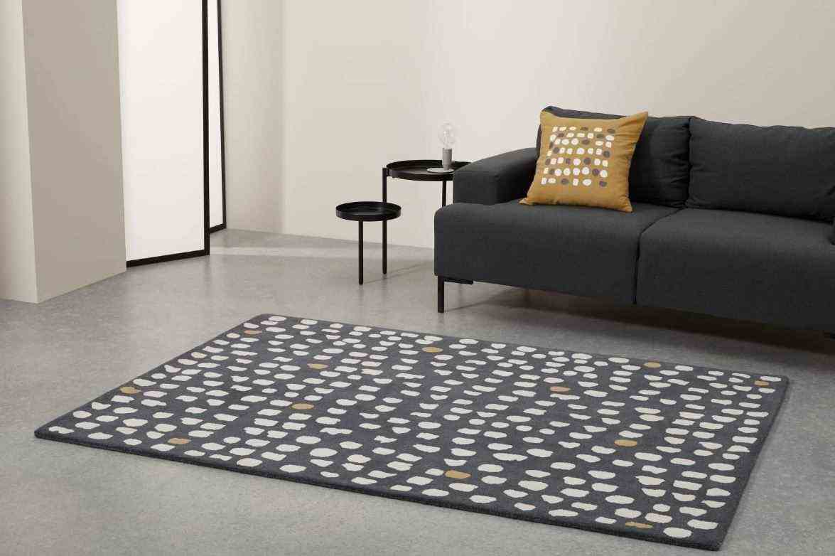 Modern Charcoal Gray Living Room 
