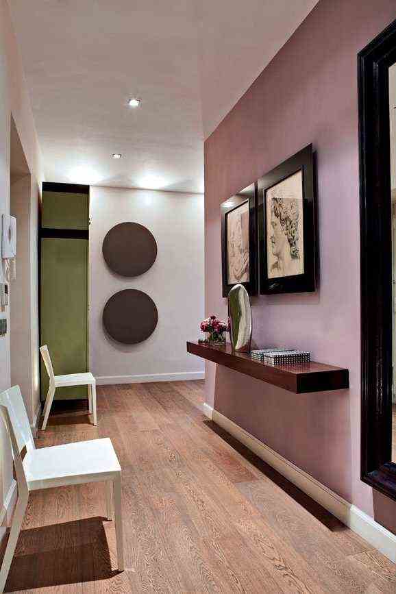 Corridor Inspiration In Pink Cinder Paint, Price According To The Finish 