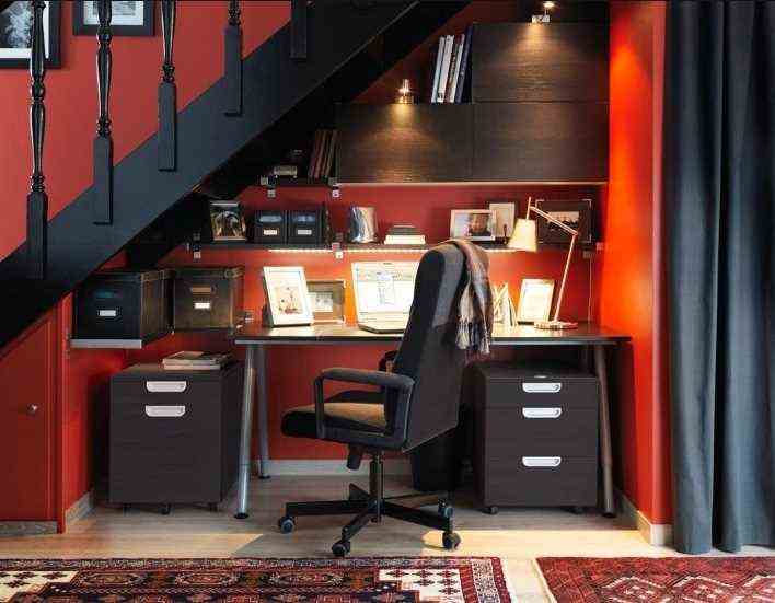 An Office Under The Theatral Staircase 