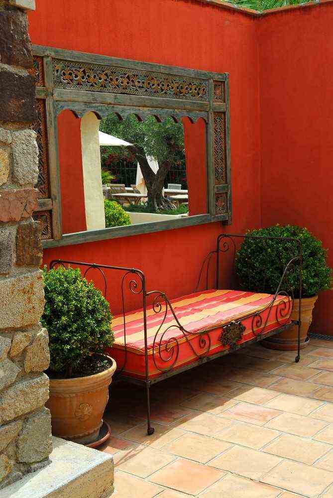 Mirror Above The Bench