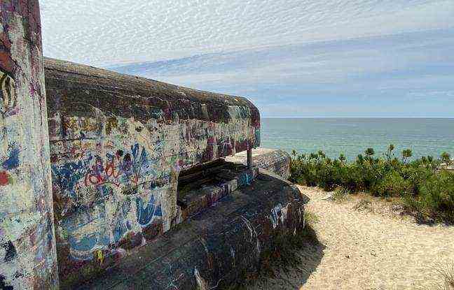 Soulac-sur-Mer bunkers dominate the Atlantic Ocean