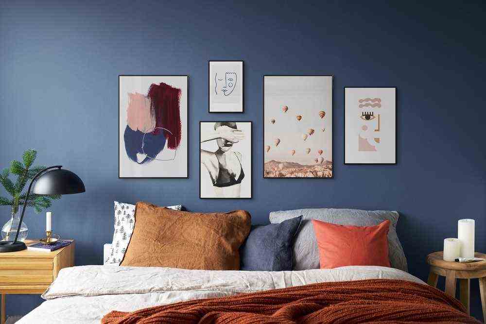 Complementary Color On Deep Wall 