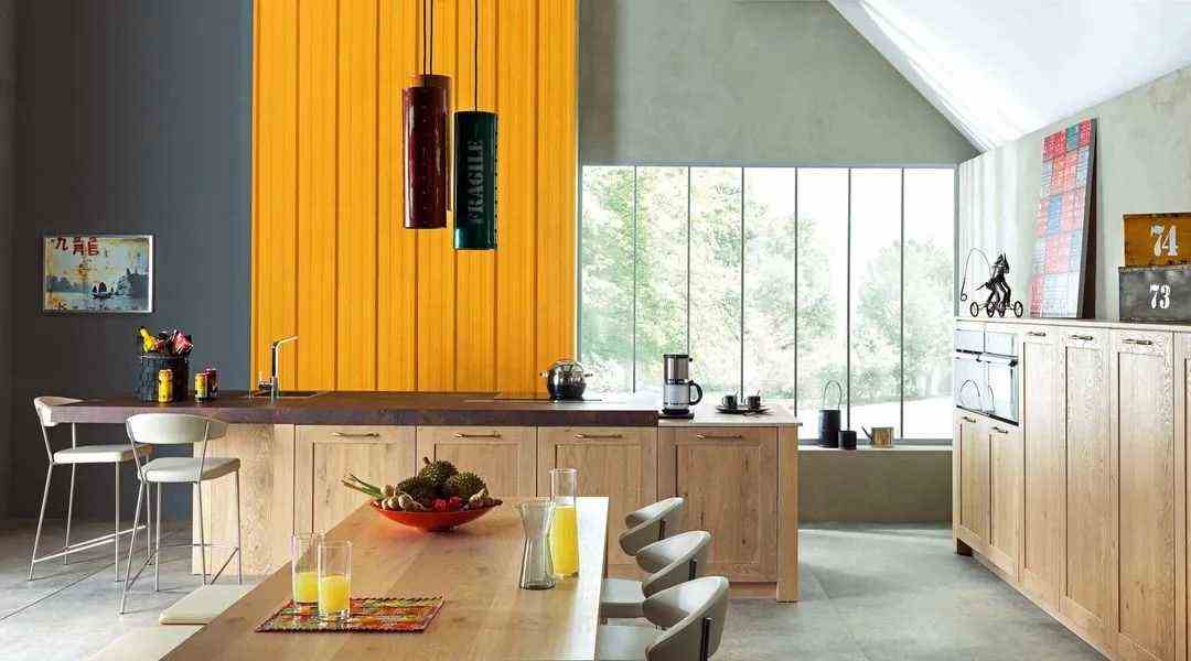 Orange To Revive The Industrial Kitchen 