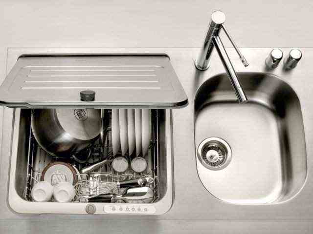 Dishwasher Integrated In The Worktop 