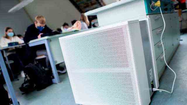Air filters for schools