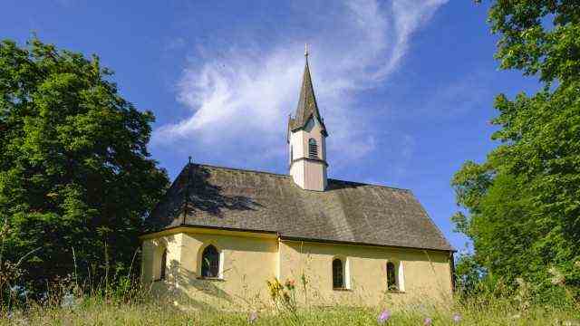 Chapel St Georg Ort Schliersee Upper Bavaria Bavaria Germany Europe *** Chapel St Georg plac