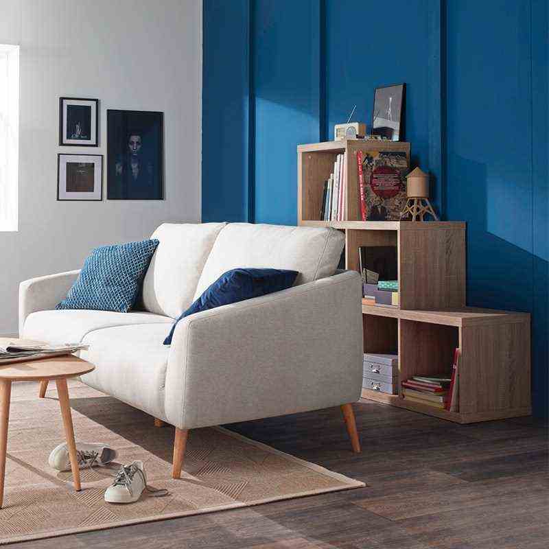 An Electric Blue Accent Wall