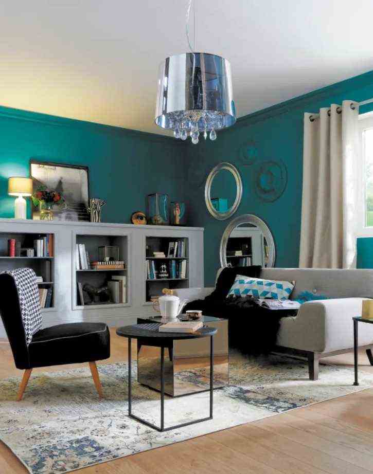 A Baroque Deco Reinvented In Petrol Blue