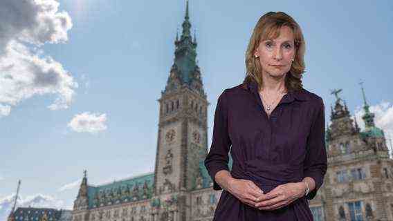Anette van Koeverden speaks the Hamburg Commentary.  Photo: NDR / Screenshot