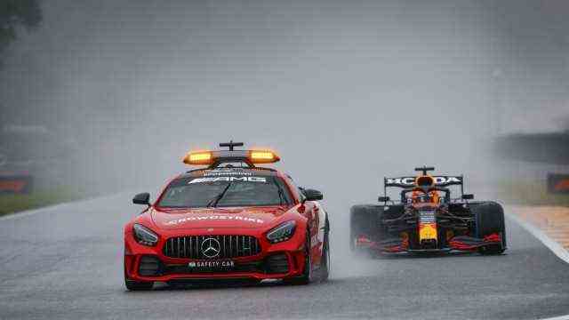 F1 Safety Car, Mercedes-AMG GT R, 33 Max Verstappen (NED, Red Bull Racing), F1 Grand Prix of Belgium at Circuit de Spa-F