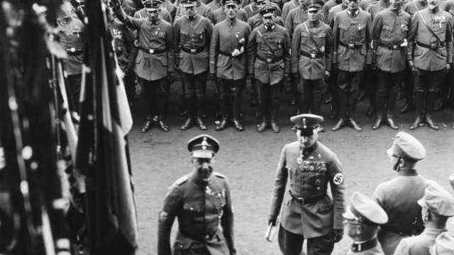 Crown Prince Wilhelm of Prussia at the Stahlhelm Day in Hanover, 1933