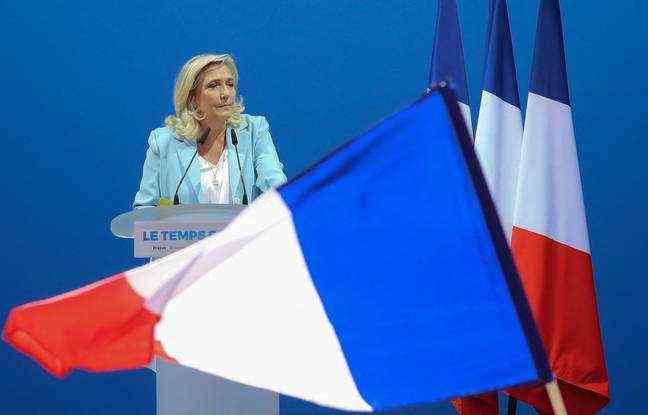 Marine Le Pen in Fréjus on September 12, 2021
