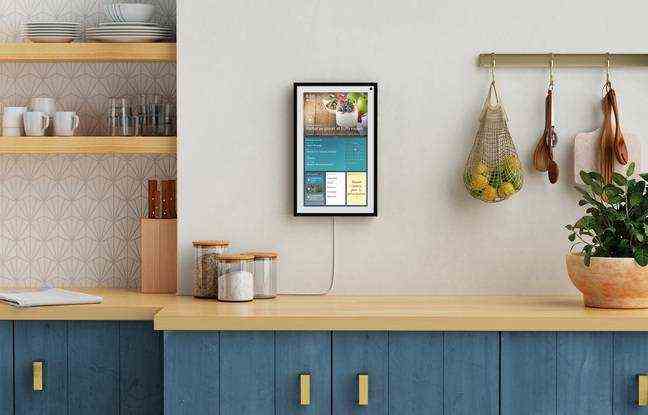 The Echo Show 15 is also designed to be hung, in Landscape or Portrait mode.