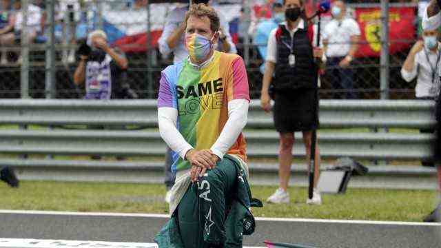 Rainbow T-shirt in Hungary: Vettel defends his action