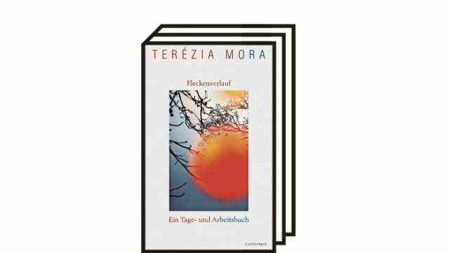 Terézia Moras Journal "Blotch course": Terézia Mora: The course of the spots.  A diary and work book.  Luchterhand Literaturverlag, Munich 2021. 286 pages, 22 euros.
