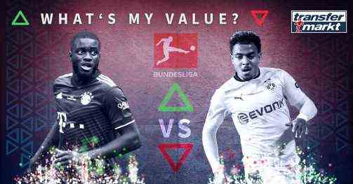 © tm / imago images - Test your market value knowledge now: What's My Value in the Bundesliga edition (link to the game)