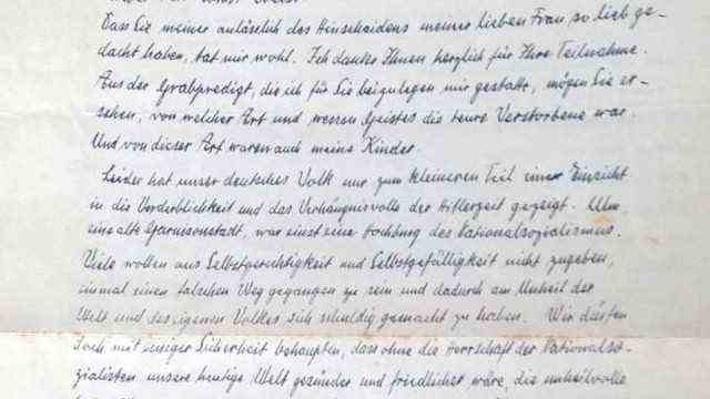 Resistance fighter: In his letter to his friend in the 1950s, Scholl complained that "our German people only partially showed an insight into the corruption and the fatefulness of the Hitler era."
