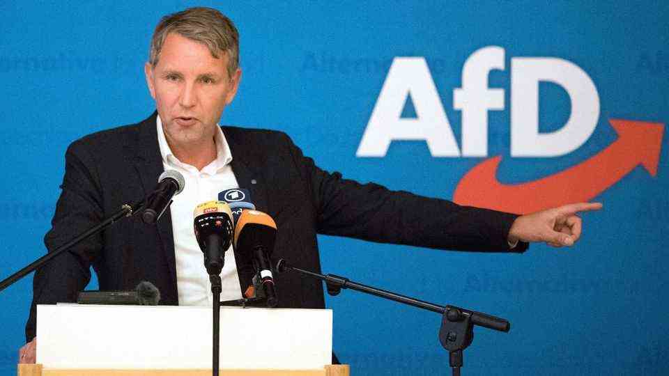 Björn Höcke is one of the AfD's best-known Eastern politicians