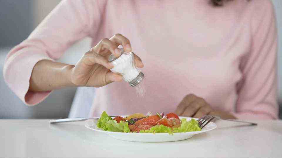 Too much salt can be harmful to your health