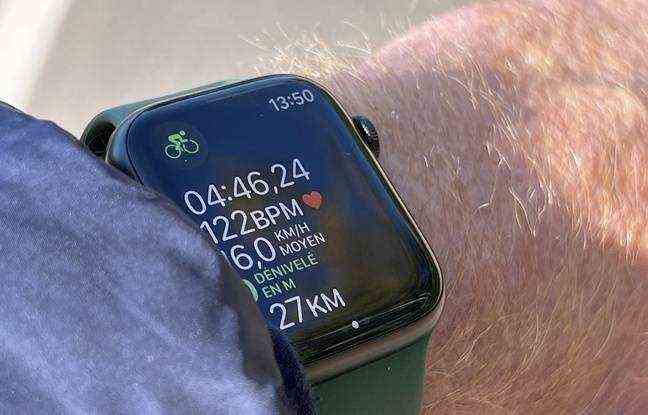 Cycling activity is automatically detected and quantified.