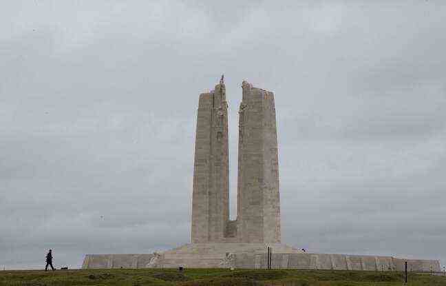 The Vimy Memorial in Pas-de-Calais